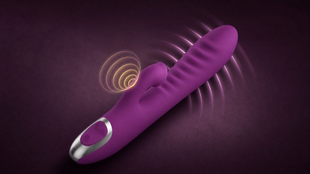 Air-pulse rings at the suction mouth and vibration waves along the ridged shaft