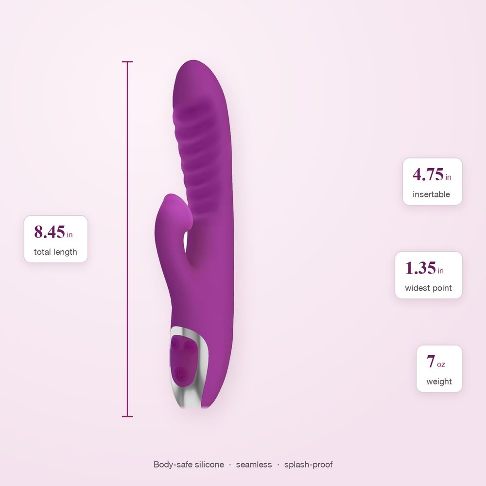 Bloom dimensions: 8.45 in total, 4.75 in insertable, 1.35 in wide